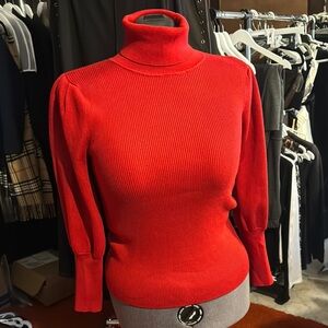 Red Turtleneck Sweater